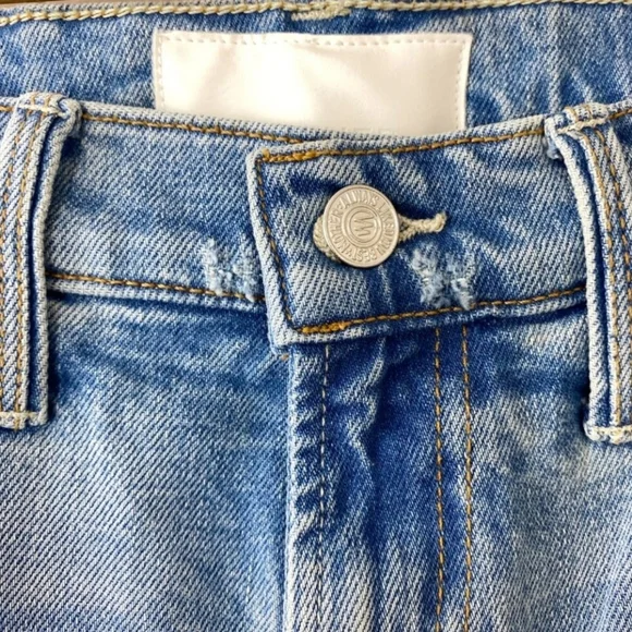 MOTHER Denim | NWOT High Waisted Rider Skimp Slim Jeans in The Confession | 27 - Picture 5 of 14